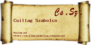 Csillag Szabolcs névjegykártya